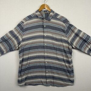 Paradise Collection XL Men's Long Sleeve Button Down‎ Shirt  *flawed* Western